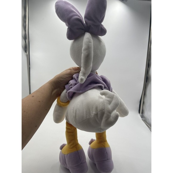 Disney Store Daisy Duck 15" Plush Purple Stuffed Animal Original Authentic - Picture 5 of 8